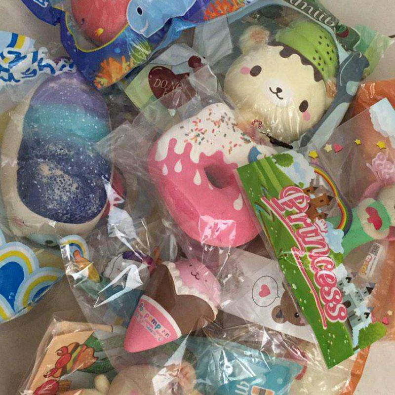 PRELOVED LICENSED SQUISHY (yummybear, punimaru, sanrio, eric, kiibru)