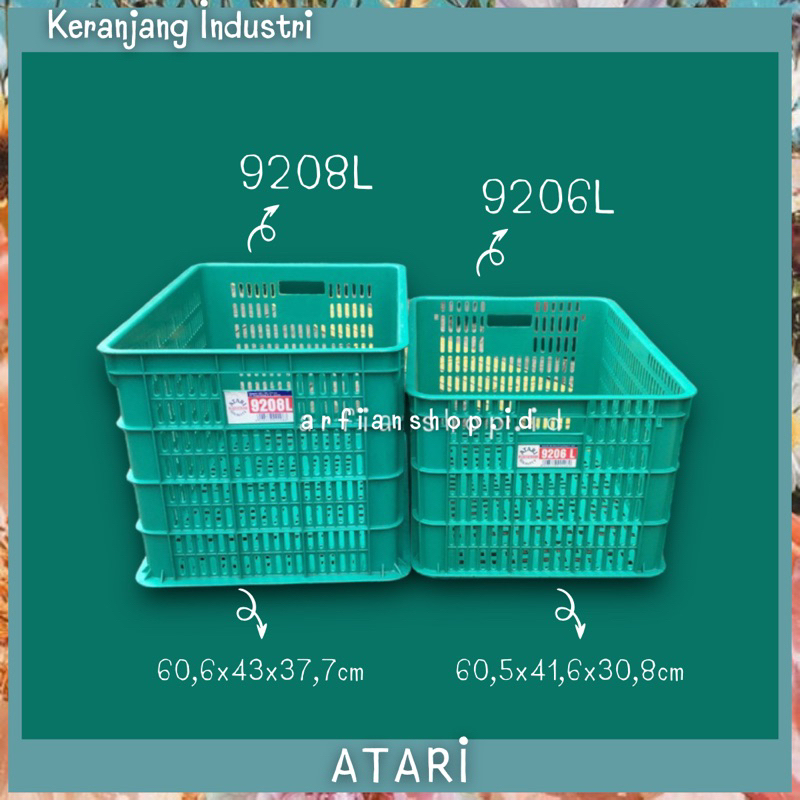 Keranjang Industri Atari 9206 - 9208 / Container Keranjang Industri / Keranjang Lubang / Container B