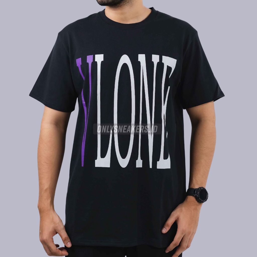 VLONE STAPLE CLASSIC PURPLE BLACK TEE