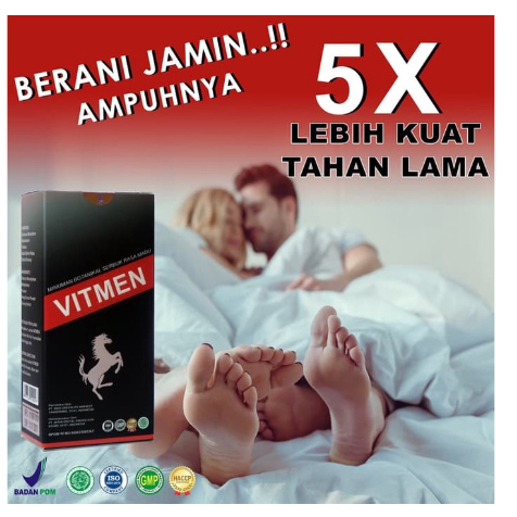 VITMEN Herbal Stamina Pria – Energi & Performa – Isi 5 Sachet