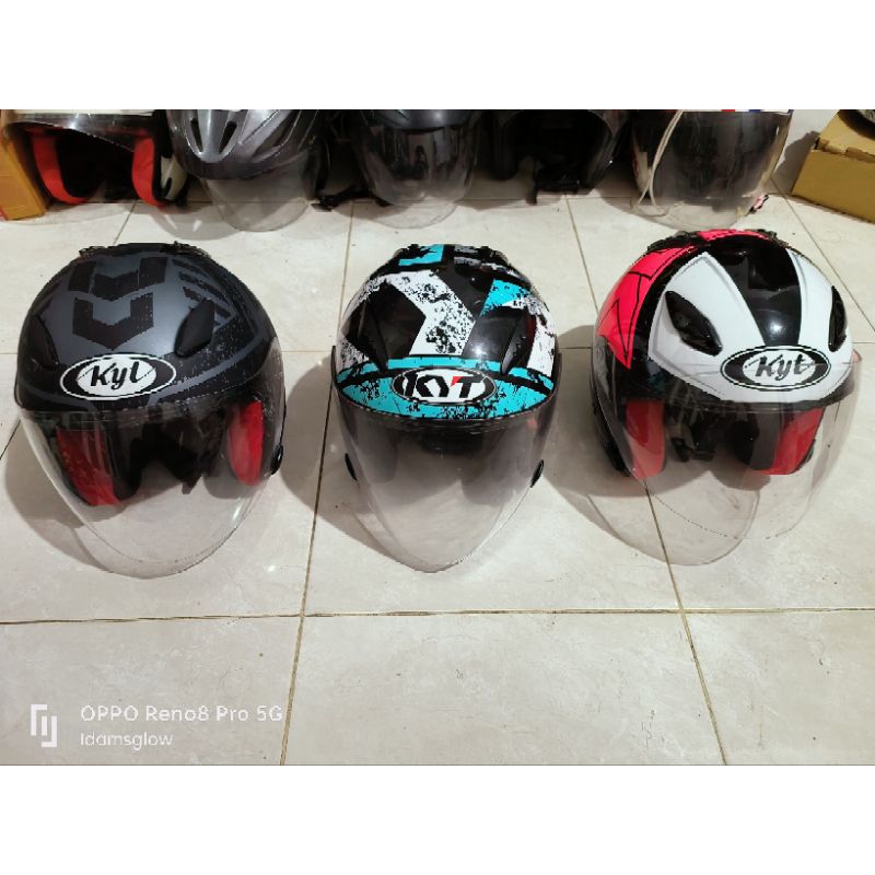 (like new 99)Helm KYT   Original (Second)