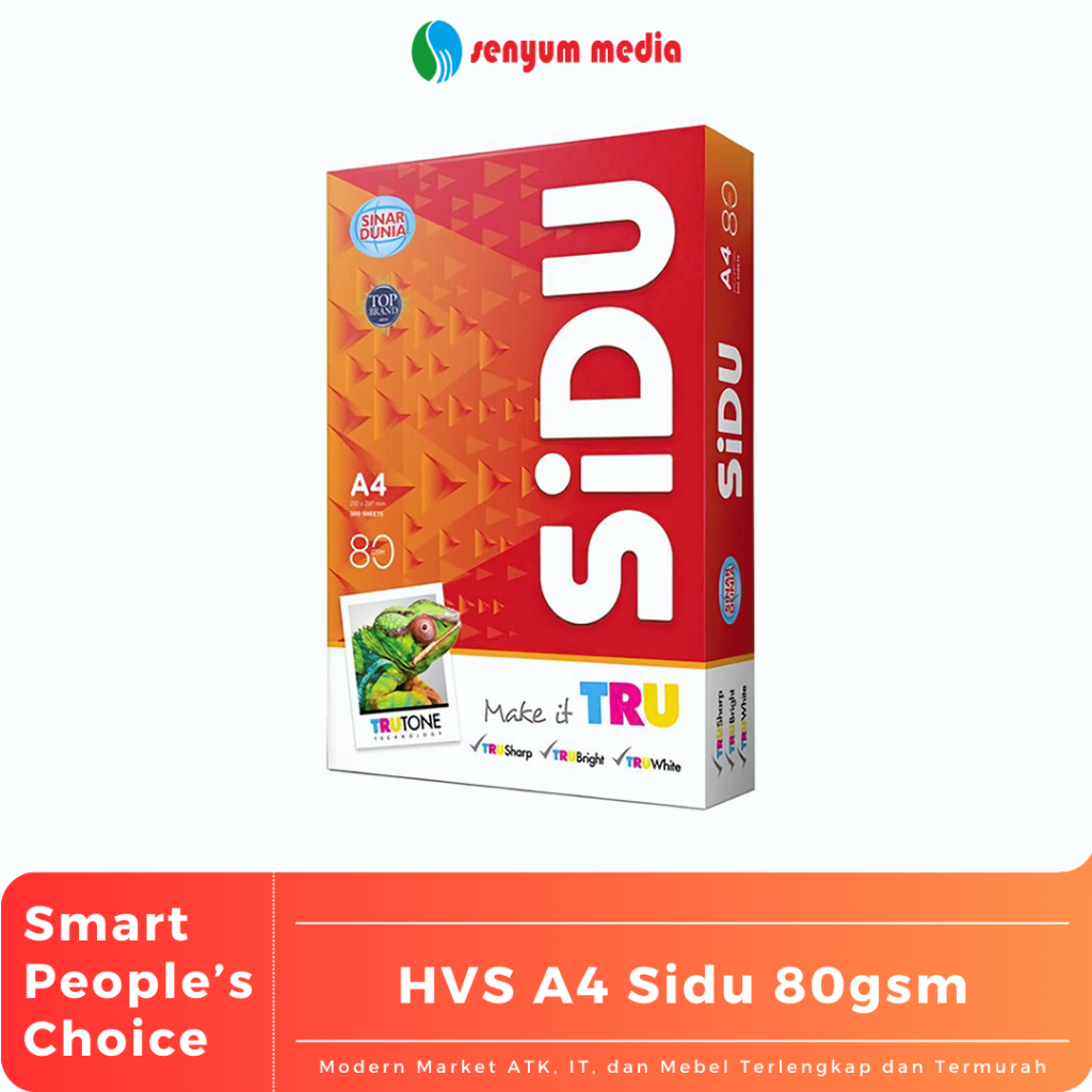 

HVS A4 Sidu 80gsm (S:RIM)