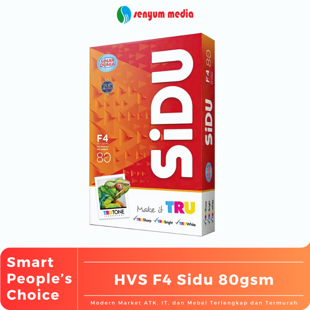 

HVS F4 Sidu 80gsm (S:RIM)