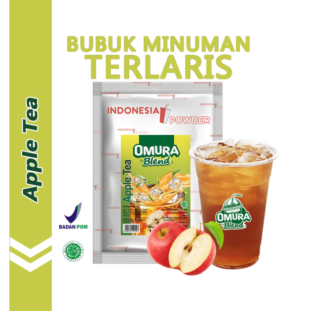 

Apple Tea 1Kg / Teh Apel / Indonesia Powder / Bubuk Minuman Omura Blend