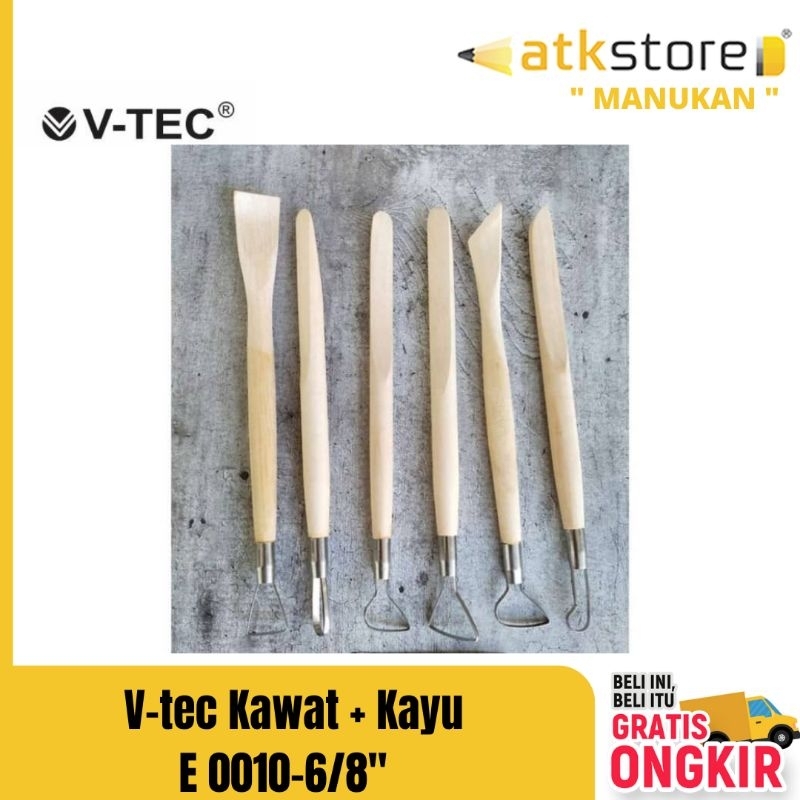 

V-TEC Butsir Clay Kawat Set E0010-6/8 | Clay Tool | Pottery Tool
