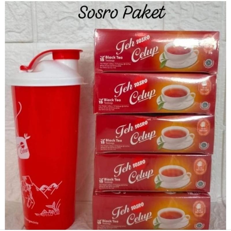 

PAKET TEH SOSRO ISI 5 FREE BOTOL