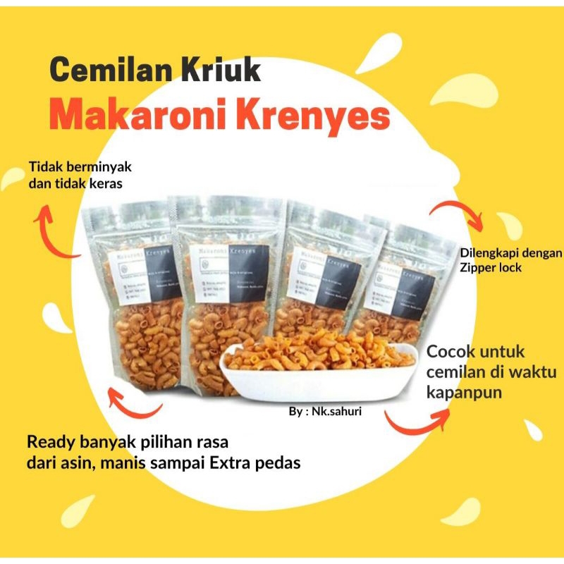 

MAKARONI KRENYES PEDAS LEVEL CUP