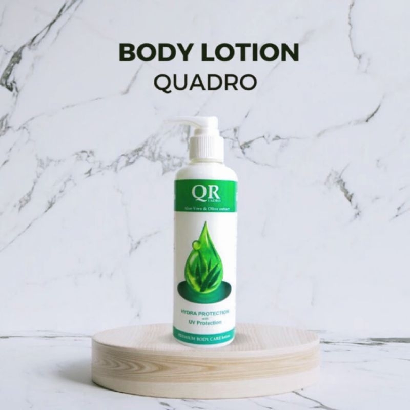 QUADRO [QR] Aloe Vera Body Lotion | UV protection + melembabkan kulit