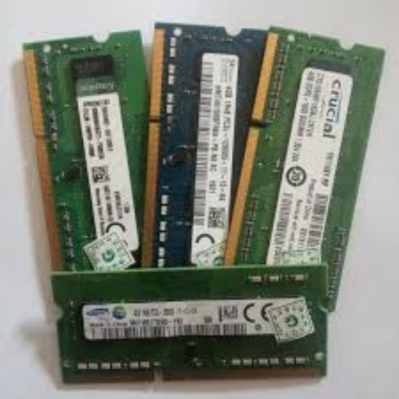 ram laptop DDR3l 4gb dan 2gb