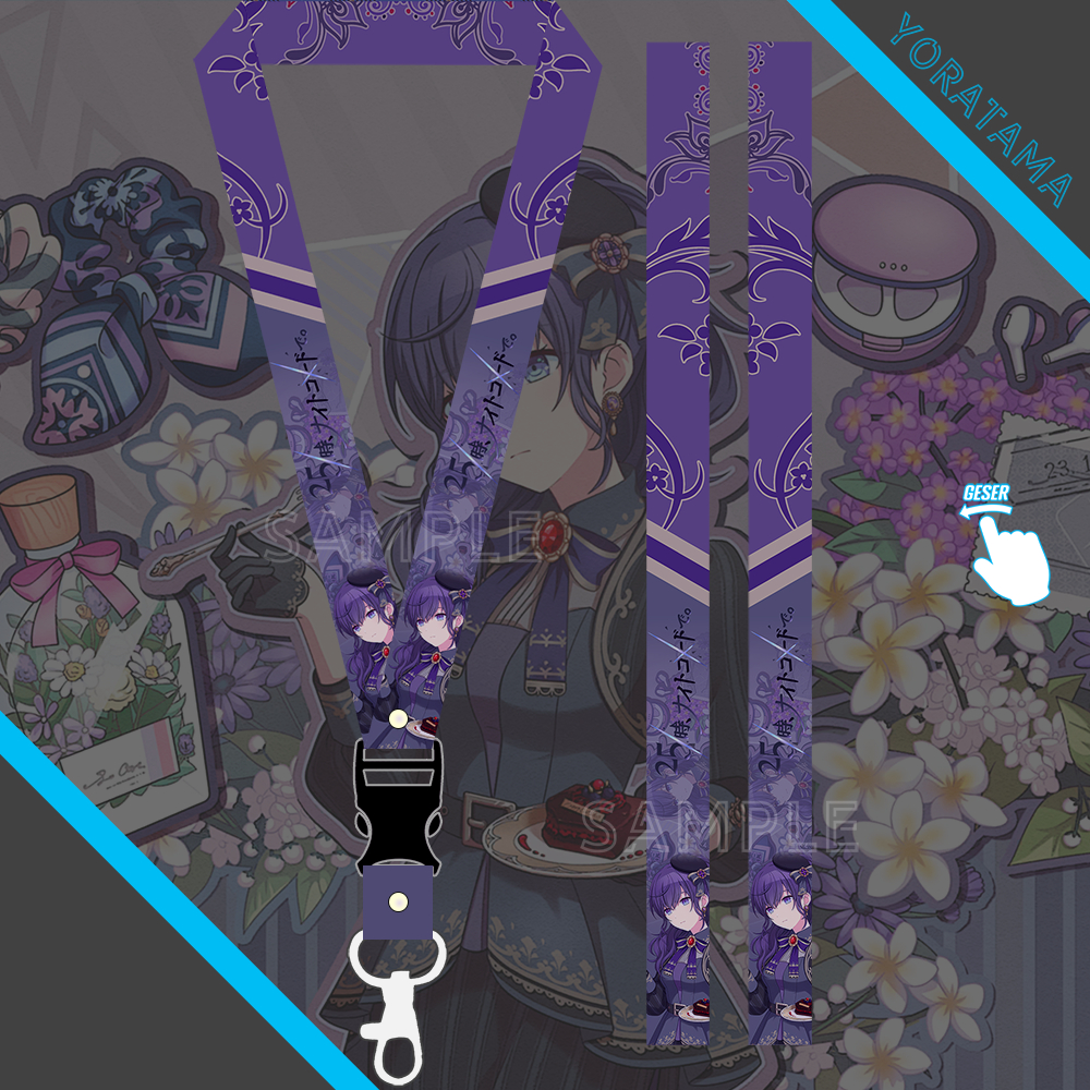 

Gantungan Tali Lanyard Mafuyu Project Sekai, Gantungan Anime