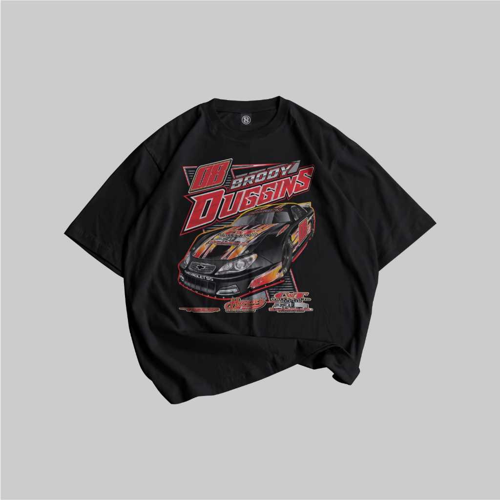 KAOS VINTAGE NASCAR RUMBLE WHITE | T-SHIRT RACING CAR | KAOS MOBIL BALAP NASCAR