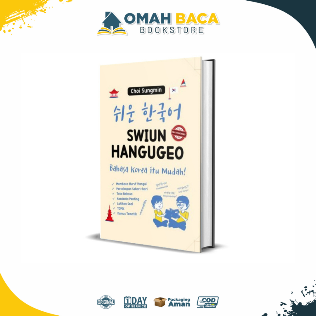 

Buku Bahasa Korea - Hangugeo Bahasa Korea Itu Mudah - Choi Sungmin Swiun