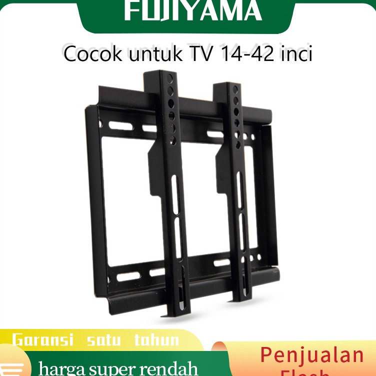 Qci Fujiyama Bracket TV Dudukan LCD TV LED Yang Dapat Disesuaikan14 inch42 inch r Promo Terbaru