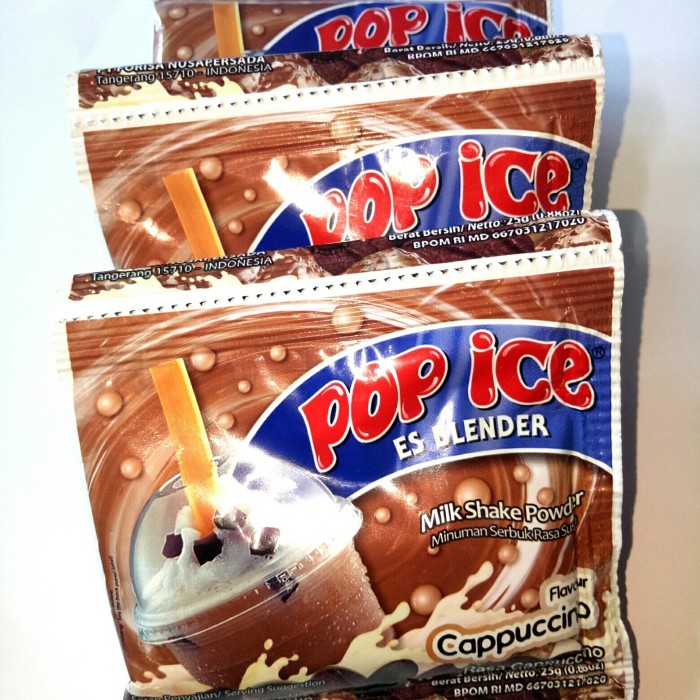 

POP ICE Cappucino Minuman Bubuk Renceng [10 x 23 Gr]