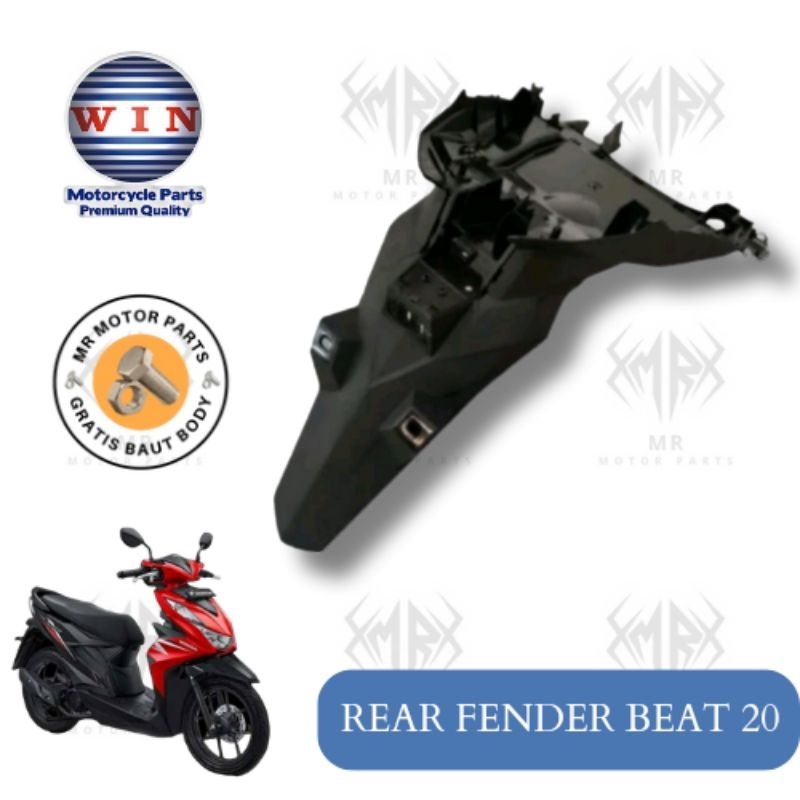 Spakbor slebor belakang Honda  Beat 2020,2021.2023.delux,led