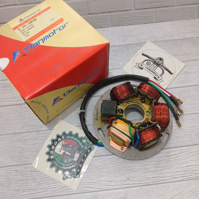 Spul CDI komplit Danmotor vespa px excel pxe strada spartan merk danmotor