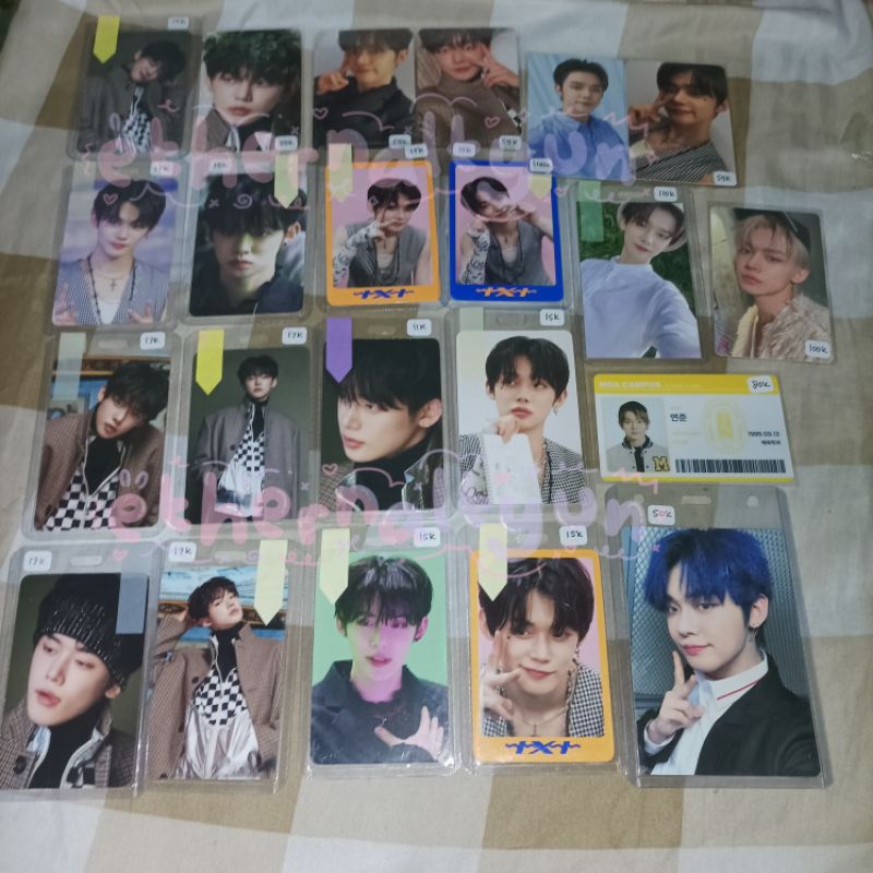[READY STOCK] aab all about Yeonjun TXT Tomorrow X Together mini dicon official photocard lightstick