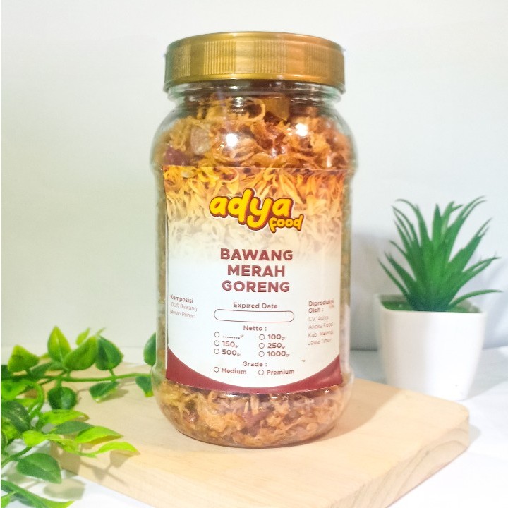 

Bawang Goreng Asli Terbaik Probolinggo Premium Toples Bulat 110 gr