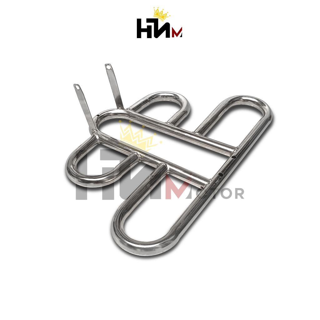 ENGINE GUARD PELINDUNG MESIN MODEL SAYAP KUPU KUPU MOTOR HONDA COSTUM CLASIK MASUK PNP RANGKA TIGER 