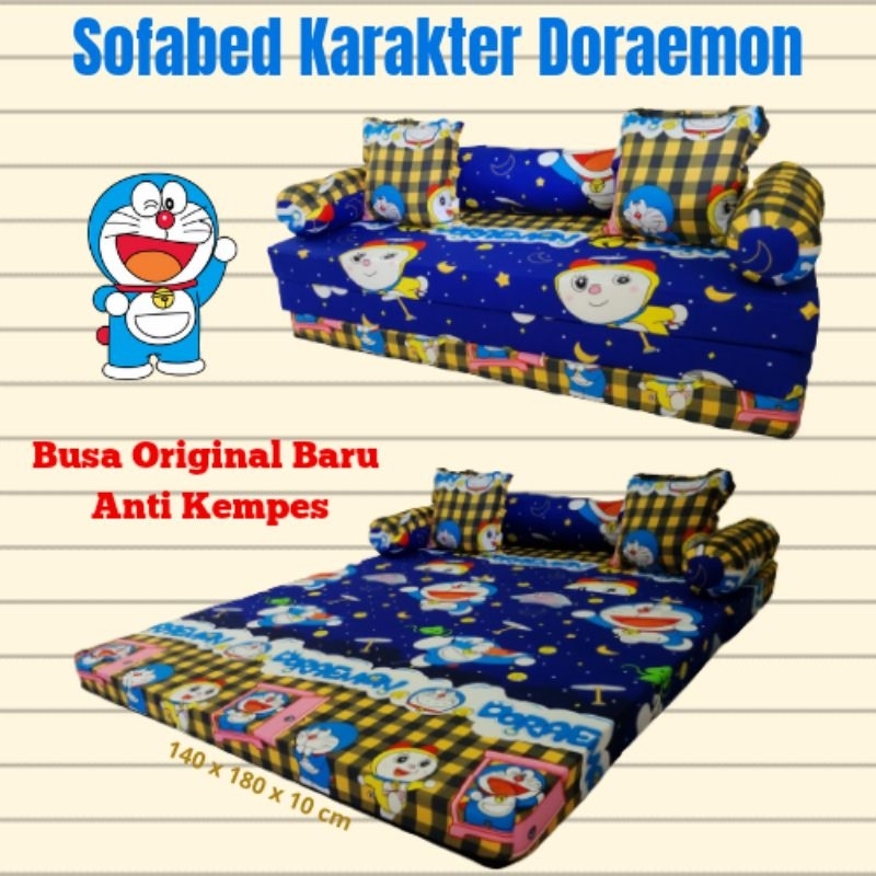 Kasur Lipat Sofa Bed Karakter Doraemon Kasur Anak