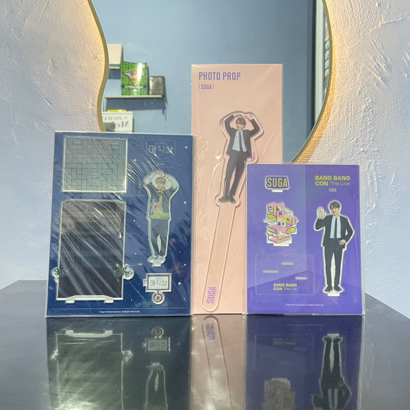 ACRYLIC STANDEE PHOTO PROP SUGA BTS MAGIC SHOP & BANGBANG CON [ANNIVERSARY BTS] OFFICIAL BIGHIT
