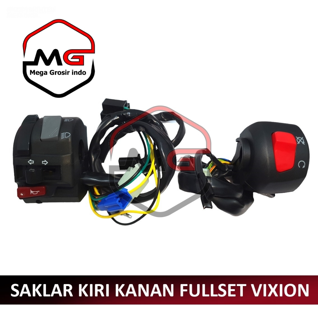 ( BAYAR DI TEMPAT ) SAKLAR KIRI KANAN FULLSET VIXION VIKSION LAMA NEW OLD SEIN SEN KLAKSON PEMASANG 