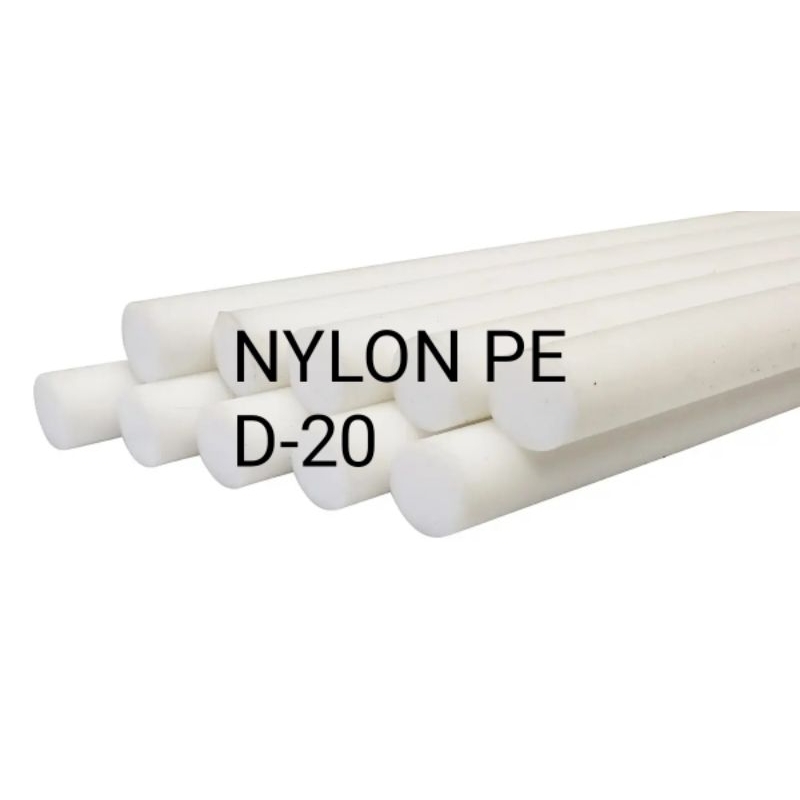 nylon teflon batangan pe putih D-20