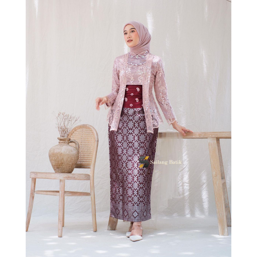 New Amyra Kutubaru | Kebaya Kutubaru Set Wanita Kebaya Lamaran Kebaya Wisuda Tunangan Kondangan