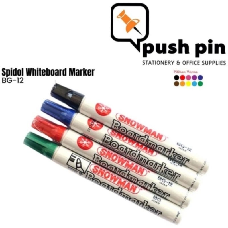 

Snowman Spidol White Board / Spidol Bisa Dihapus BG-12