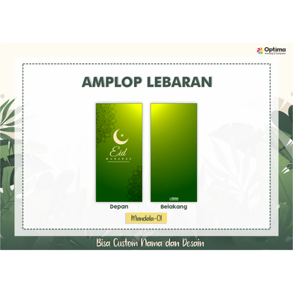 

Amplop Lebaran Custom Kekinian l Amplop Custom Nama Mandala
