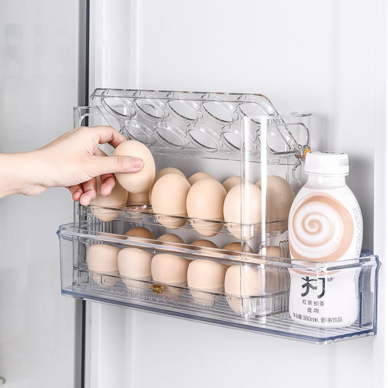 Tempat Telur / Tempat Telur Ayam / Storage Box Tempat Telur Ayam Estetik 1 Tingkat