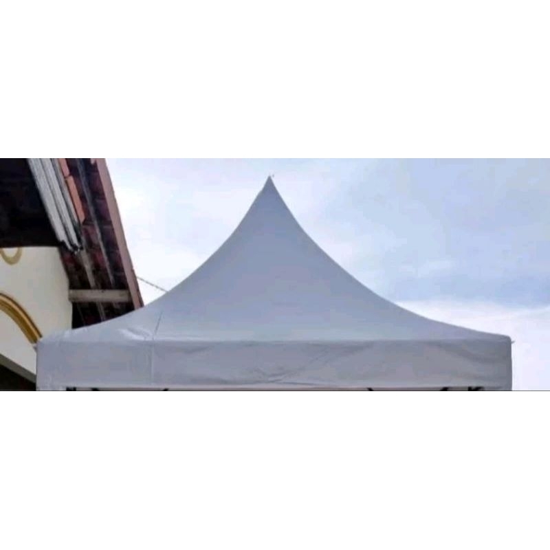 Atap Tenda Kerucut 3x3 bahan Uno (HANYA ATAP)