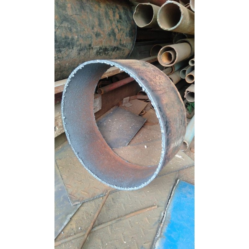besi pipa 400 mm tebal 6 mm