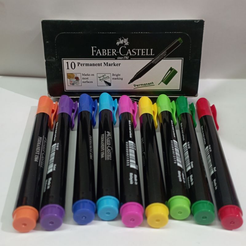 

SPIDOL FABER CASTELL PERMANEN MARKER WARNA / pcs