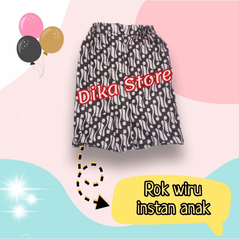 rok wiru instan //rok tradisional //rok parang putih //rok liris putih