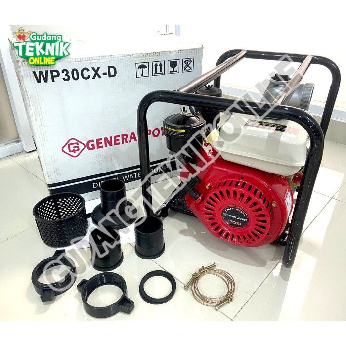 (WP30CX-D GENERAL) DIESEL Water Pump 3" SOLAR WP30CX-D GENERAL / Mesin Waterpump SOLAR Alkon Pompa A