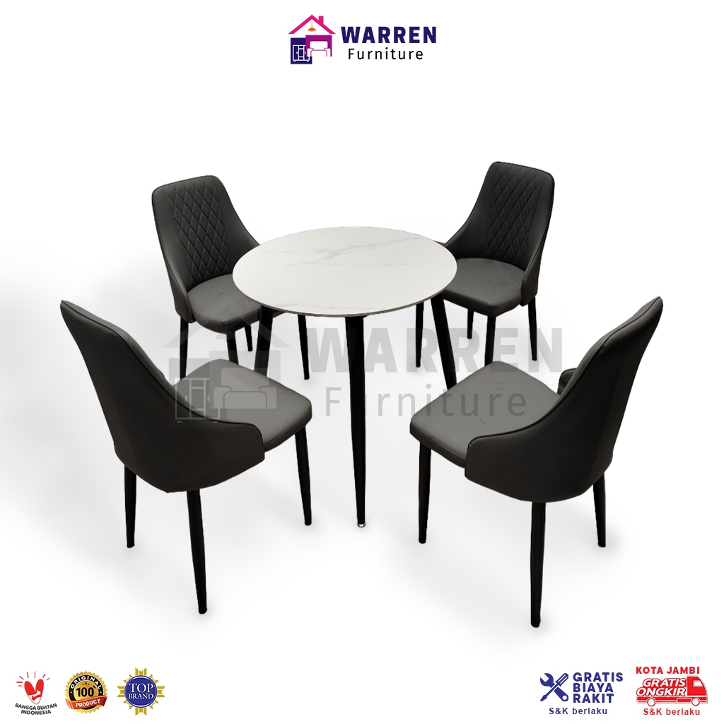 1 Set Kursi Meja Makan - Meja Kursi Santai - Kursi Meja Kantor