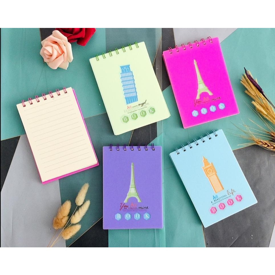 

(A6) NOTEBOOK SPIRAL 28850-53 COVER MIKA / BUKU TULIS CATATAN