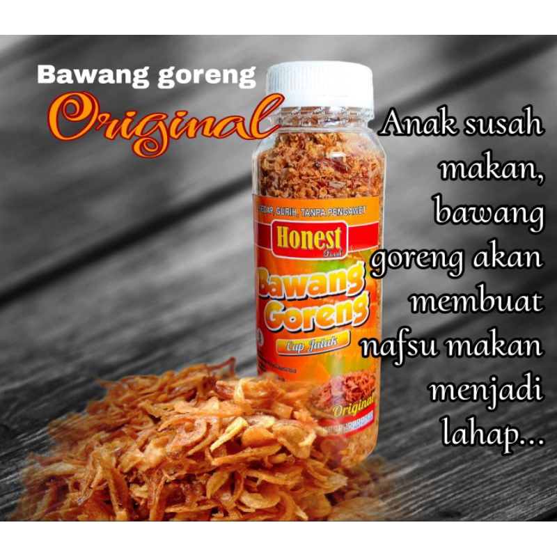 

Bawang Goreng /Bagor Sedap Gurih Tanpa Pengawet