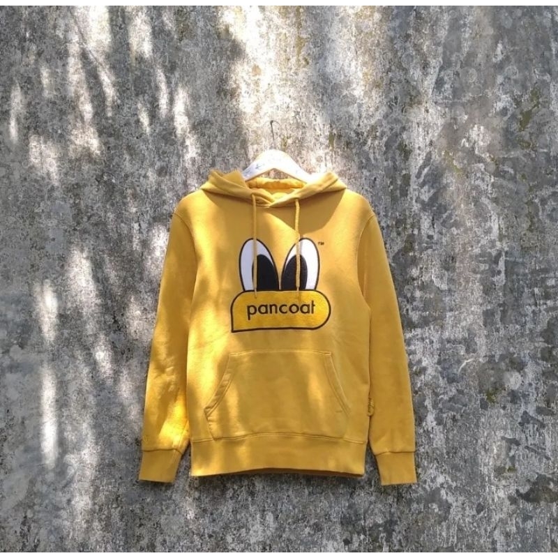 Hoodie pancoat pop mata kuning