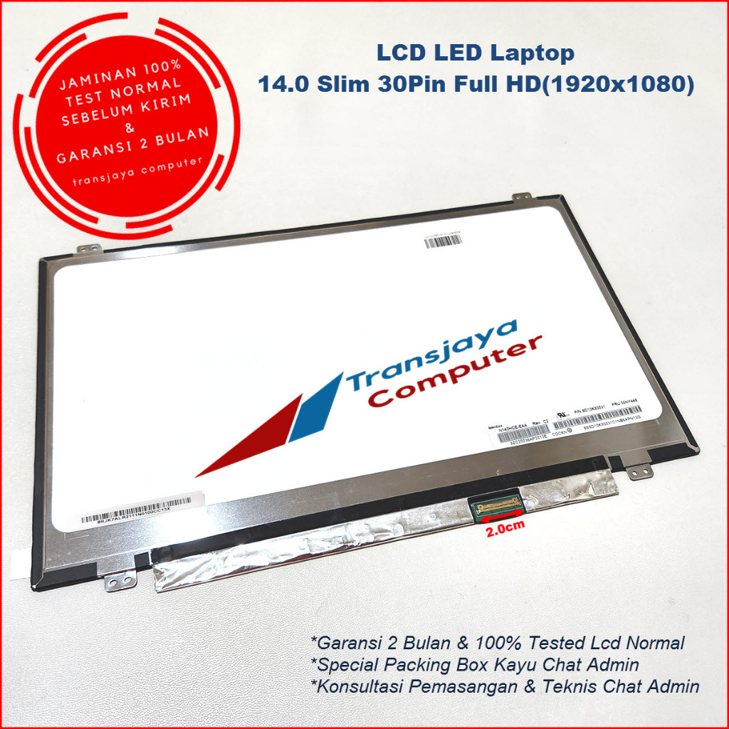 Layar LED LCD Razer Blade 14 2017 RZ09-0195 RZ09-0130 RZ09-01301E21 FHD