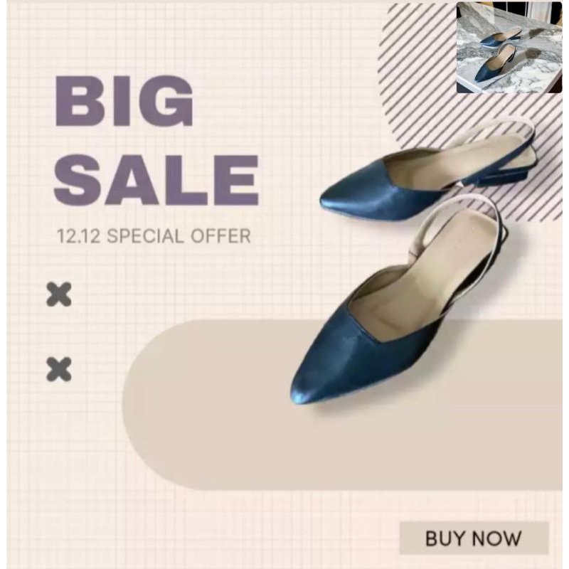 Alive AS53 BLACK Sepatu Sandal Wanita - Sepatu Kantor Wanita - Sepatu Kasual Wanita