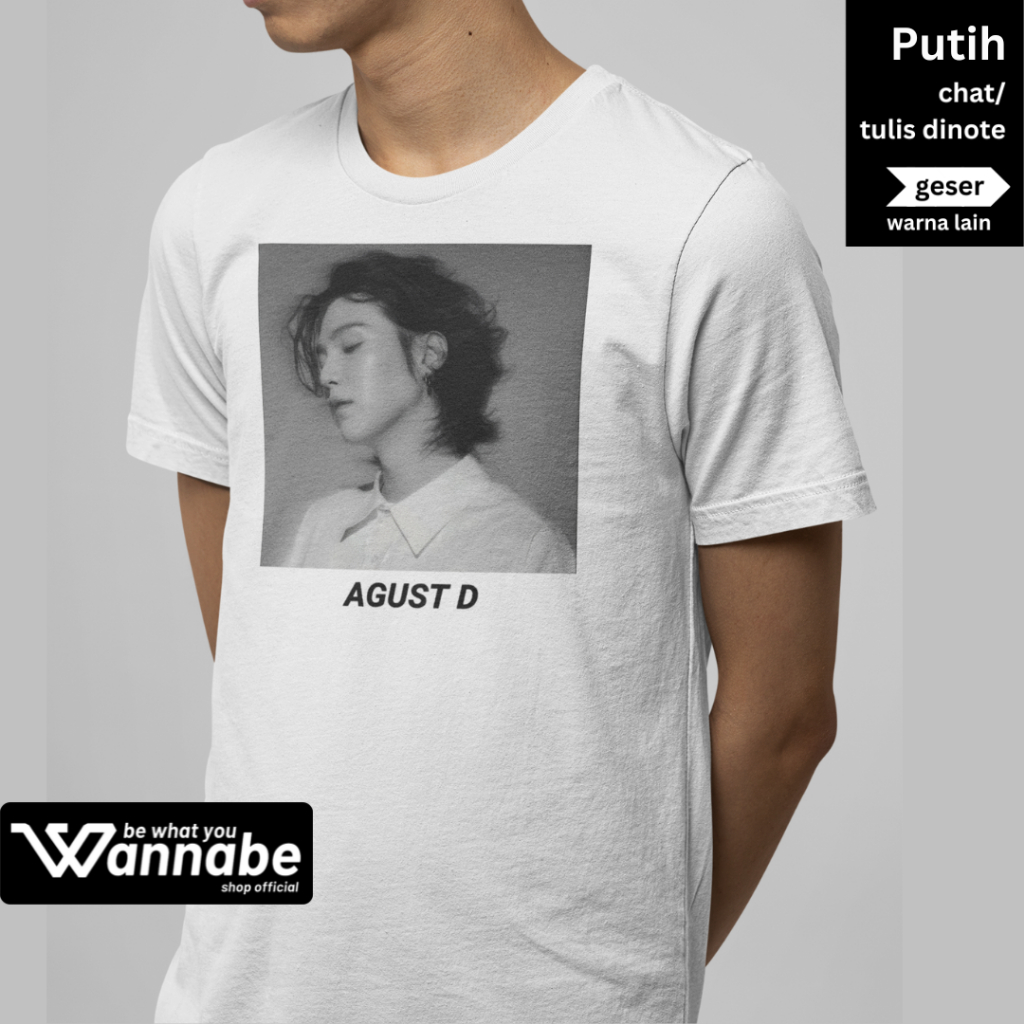 KAOS BAND BTS SUGA 2 SIZE S - 7XL DEWASA JUMBO BIGSIZE BIG SIZE & KAOS ANAK KAOS PREMIUM