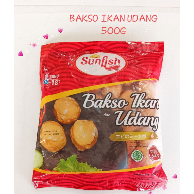 

SUNFISH BAKSO IKAN UDANG 500G