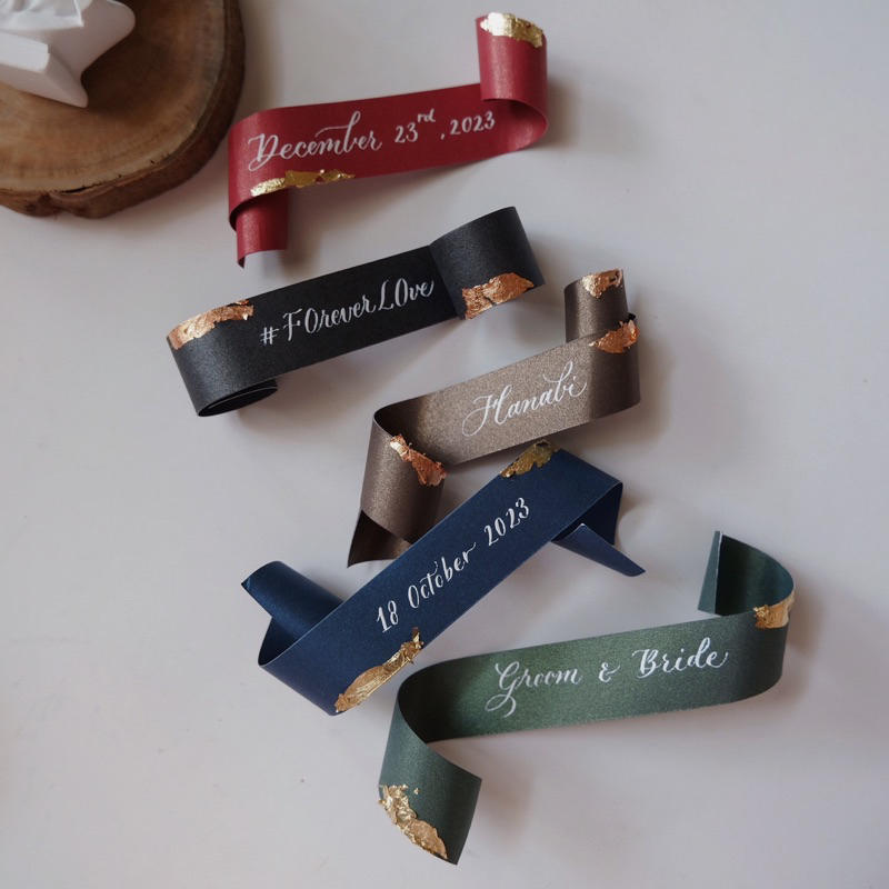 

Custom Scroll Placement Cards 1pc Wedding Stationery