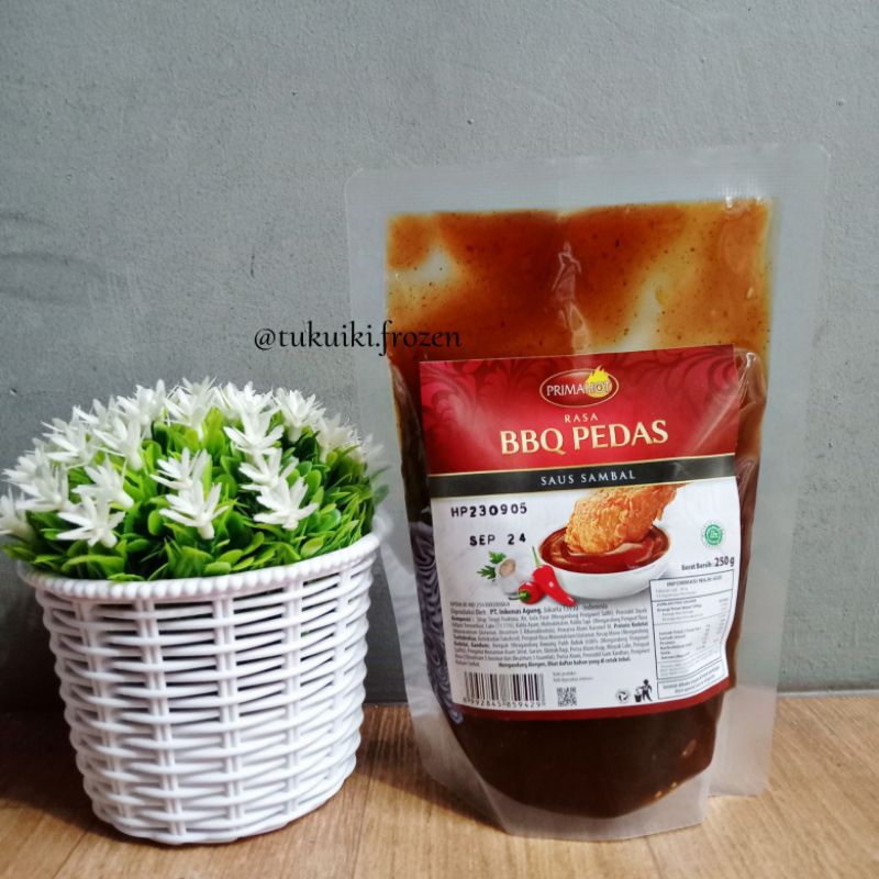 

Saos BBQ Pedas Prima Agung 250 gr/BBQ Sauce/Spicy BBQ Sauce/Saus BBQ Prima agung