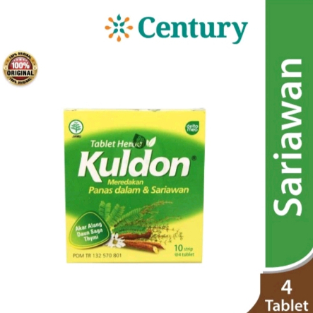 

Kuldon Sariawan 650 mg 4 Tablet
