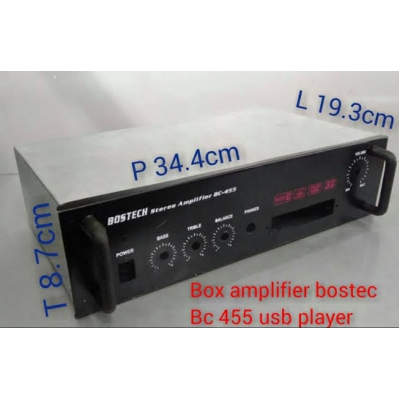 Box Power Amplifier USB Player BC-455 Sound system