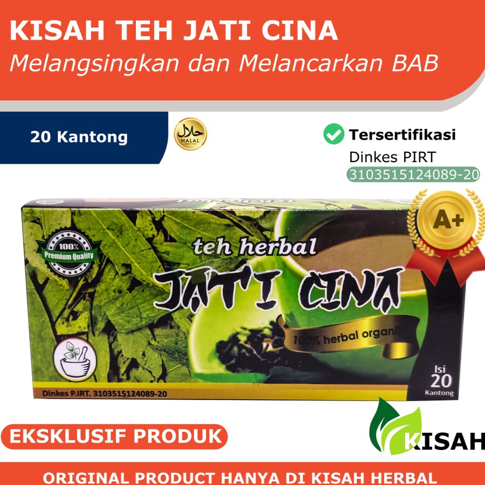 

KODE RMX376 KISAH Teh Jati Cina Celup Premium Grade A 2 Kantong Daun Senna Pelangsing Diet Peluluh Lemak