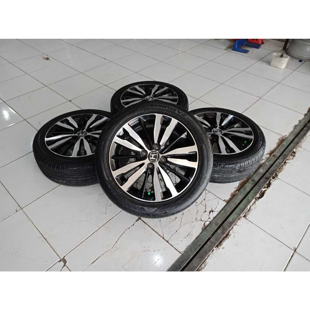 velg pelek ori bawaan mobil honda jazz rs gk5 ring 16 + ban seken 4 pcs
